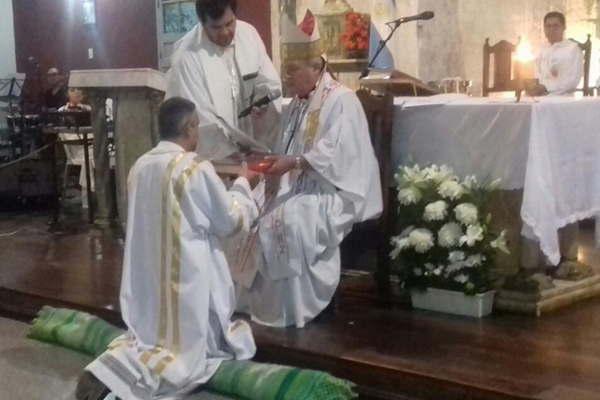 Ariel Muratore recibioacute la ordenacioacuten diaconal en una parroquia termense