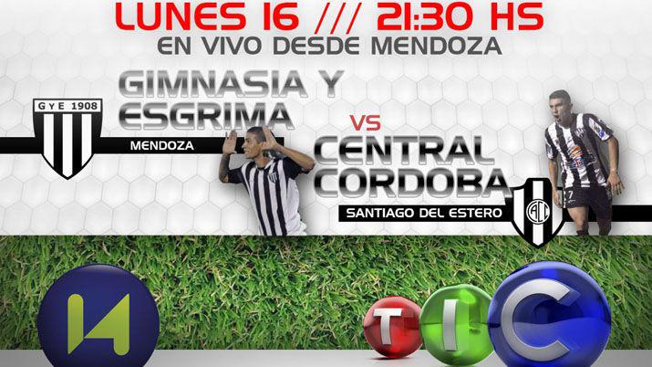 Canal 14 te invita a disfrutar de Central Coacuterdoba vs Gimnasia de Mendoza