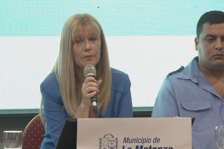 La intendente de La Matanza Verónica Magario reclamó m�s uniformados en su partido