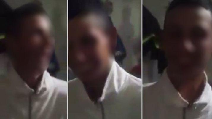 Indignacioacuten por video del supuesto asesino del colectivero