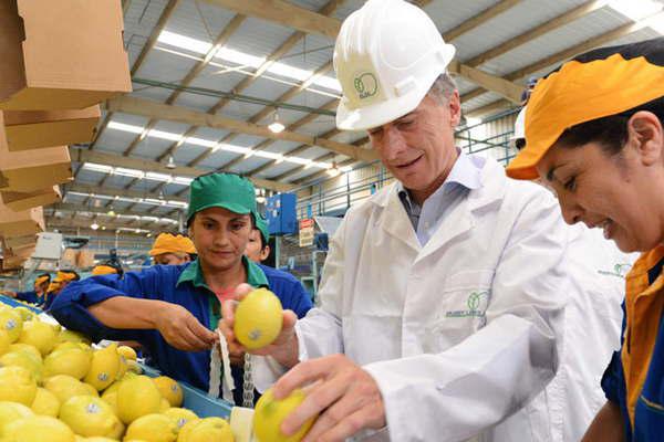 El Presidente celebroacute el reingreso del limoacuten tucumano al mercado de EEUU 