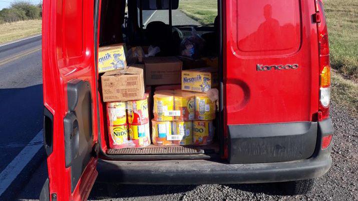 Incautan carga de leche en polvo y cacao sin habilitacioacuten bromatoloacutegica