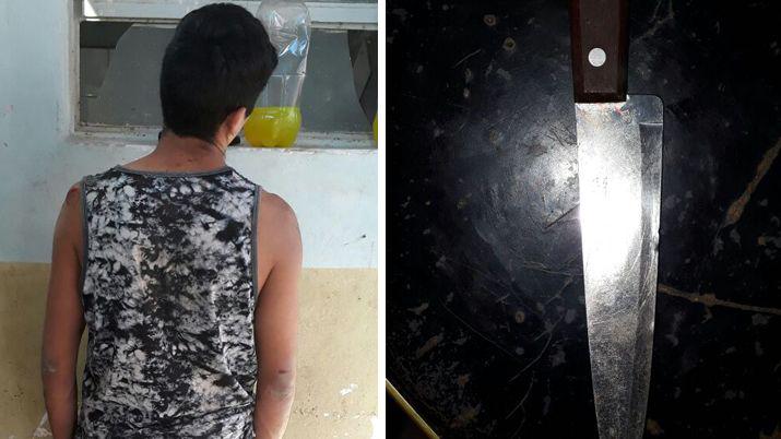 Detienen a Tanga por herir con un cuchillo a un hombre para robarle