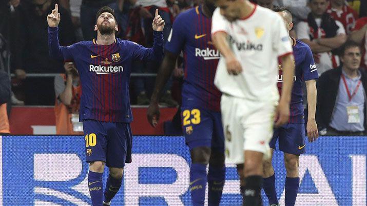 EN VIVO  Barcelona golea al Sevilla y se queda con la Copa del Rey