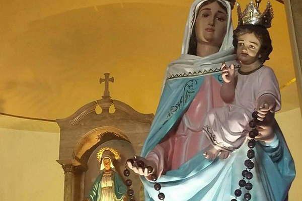 La Virgen del Rosario de San Nicolaacutes estaraacute en la parroquia Del Pilar