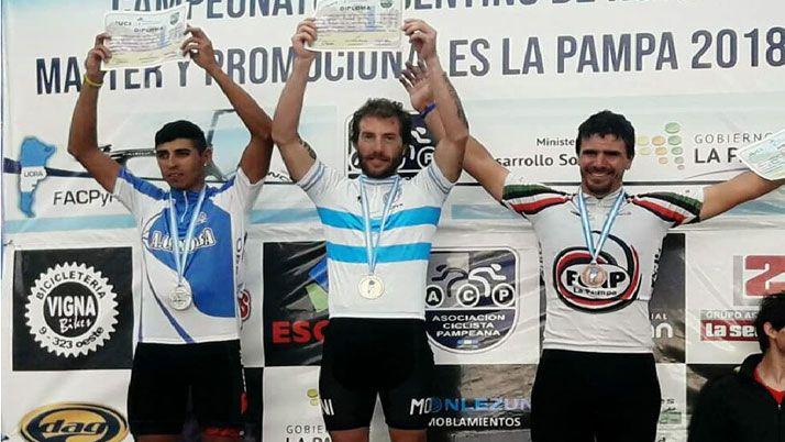 Emanuel Cabrera se coronoacute Campeoacuten Argentino de Ciclismo en La Pampa