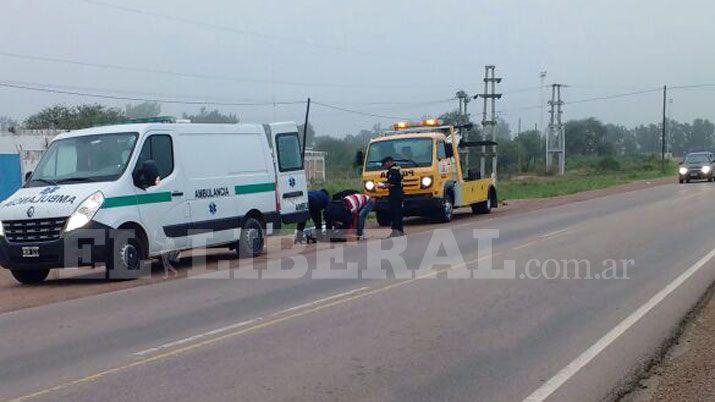 Una mujer resultoacute herida tras derrape de moto en Ruta 92