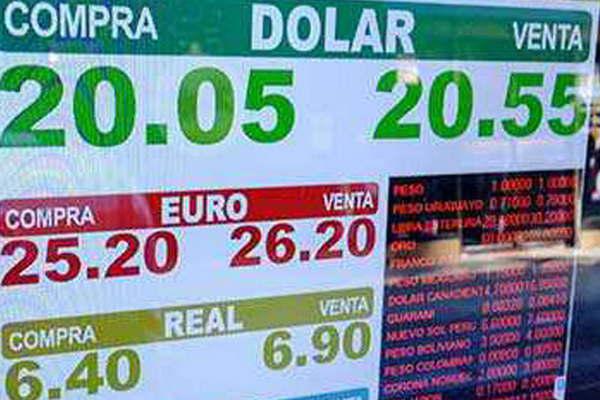 El BCRA vendioacute 1471 millones de doacutelares y la divisa cerroacute en 2055 pesos