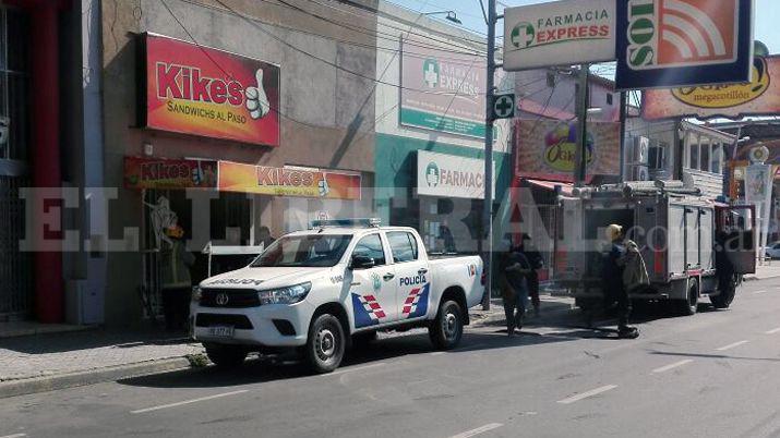 Se olvidaron las panchukeras encendidas y casi incendian el lugar
