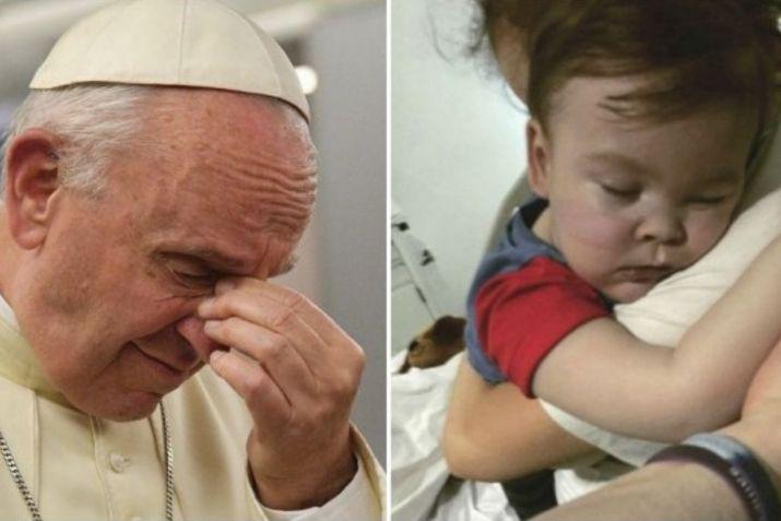El Papa Francisco procuraba ayudar al bebé quien se hallaba en estado terminal