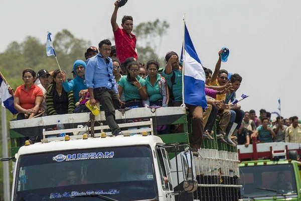 Una marcha que impulsoacute la Iglesia le sumoacute presioacuten a Ortega