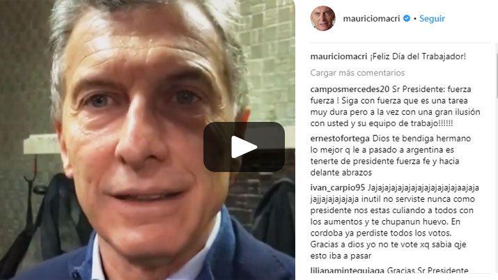 Macri en el Diacutea del Trabajador- Sigamos construyendo la Argentina que sontildeamos