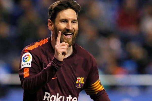 Messi saludoacute a los futbolistas en un video 
