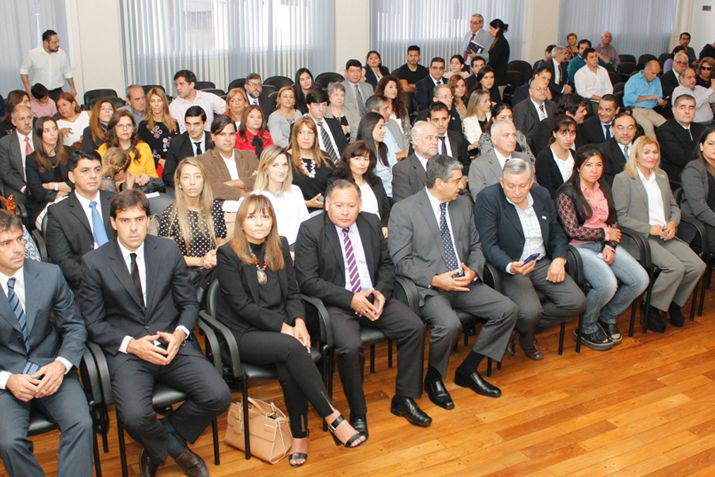 Los peritos prestaron juramento ante el presidente del Superior Tribunal Dr Sebastin Argibay