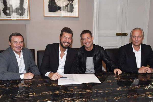 Marcelo Tinelli y El Trece firman contrato por tres antildeos 