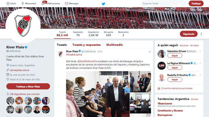 #RivalesNoEnemigos- River felicitoacute al Xeneize por la consagracioacuten