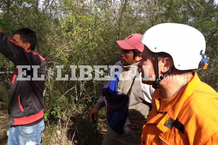 El operativo se desarrolló en un paraje cercano a Suncho Corral departamento Juan Felipe Ibarra