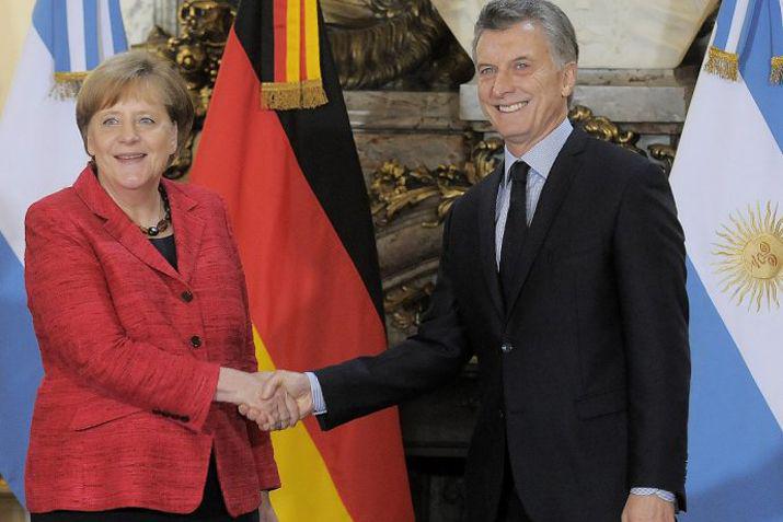 La canciller alemana Angela Merkel respaldó las gestiones del gobierno de Macri