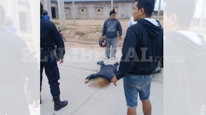 Terrible derrape dejoacute en grave estado a una mujer