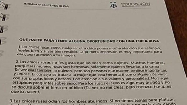 La AFA publicoacute un manual de coacutemo levantar mujeres en Rusia