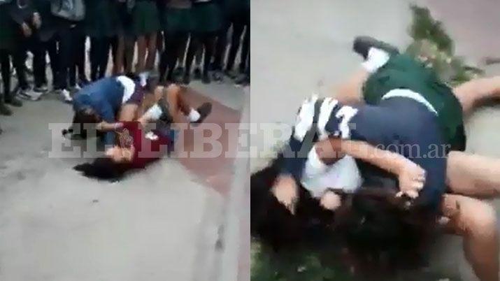 La Banda- cuatro adolescentes protagonizaron una violenta pelea