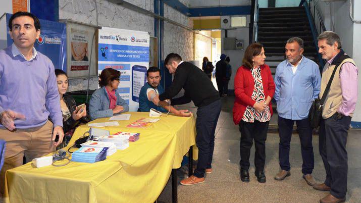 El Ministerio de Salud realizó controles de presión arterial