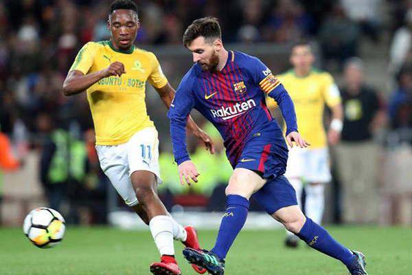Messi jugoacute quince minutos en Sudaacutefrica 