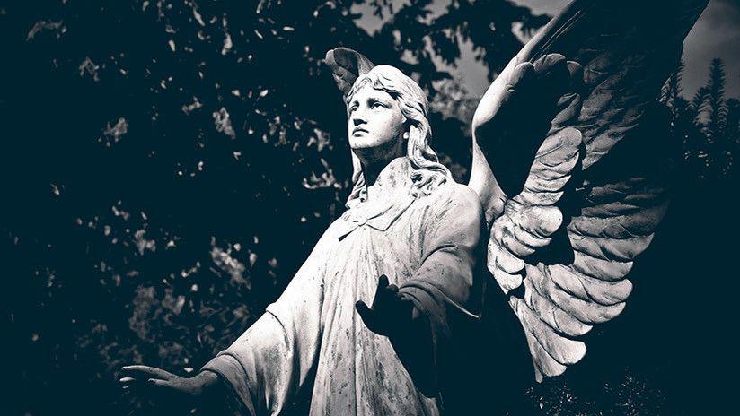 Una caacutemara logroacute captar a un supuesto aacutengel