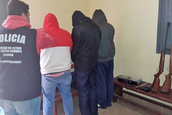 Recuperan bienes y detienen a peligrosos delincuentes en diez allanamientos 