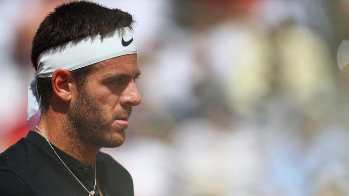 Del Potro se desgarroacute y puso en duda su participacioacuten en Roland Garros