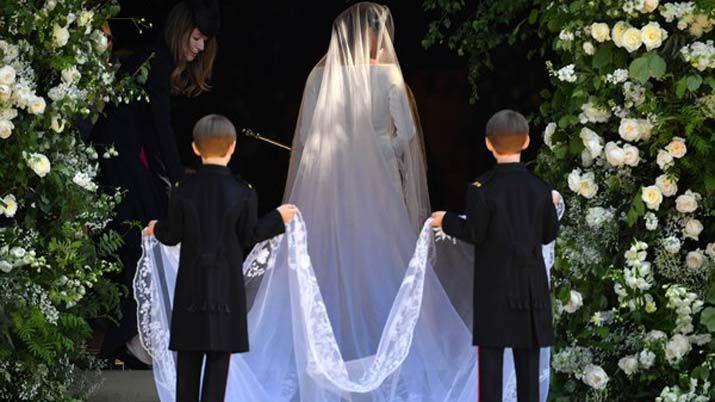 El imponente vestido de novia de la nueva princesa