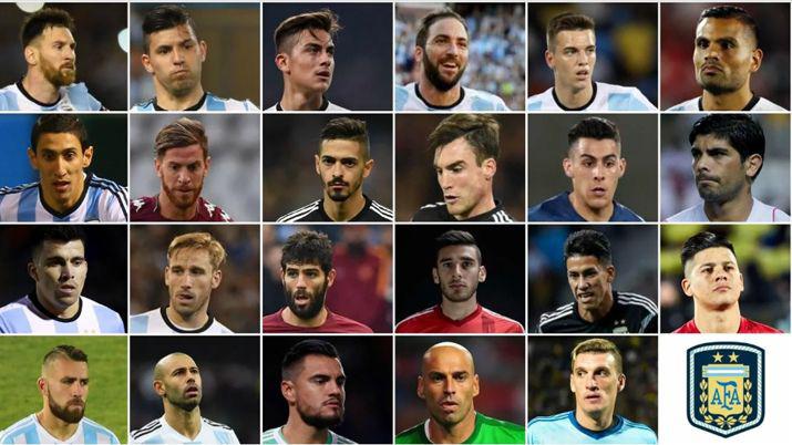 Estos son los 23 jugadores convocados para el mundial de Rusia