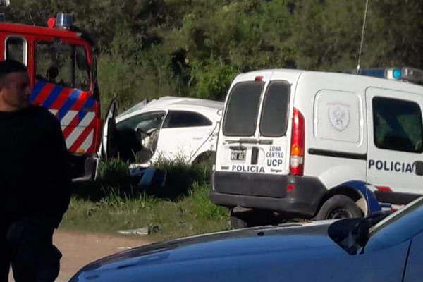 Choque frontal entre un auto y un radiotaxi se cobroacute la vida de cuatro personas en la ruta 9