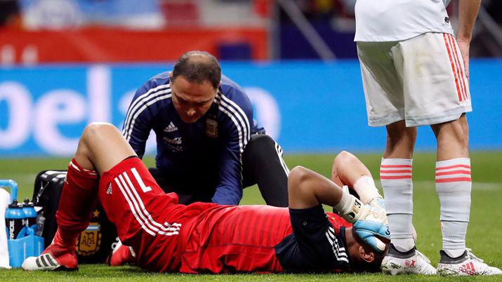 VIDEO El golpe ante Espantildea por el que Romero se quedoacute sin Mundial