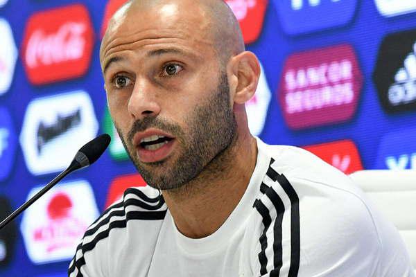 Mascherano-  Soy un soldado que va directo a morir
