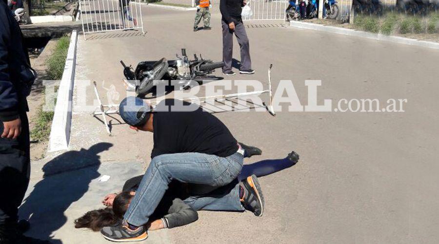 Recibioacute una moto por sus 15 el fin de semana y hoy tuvo un accidente