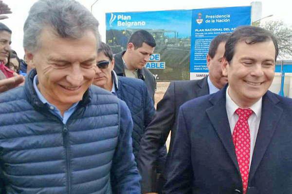 Macri estaraacute en Santiago del Estero el 1 y el 2 de junio y mantendraacute una reunioacuten de gabinete con Zamora