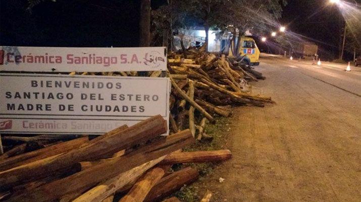 Secuestran cargamento de postes ilegales en Loreto