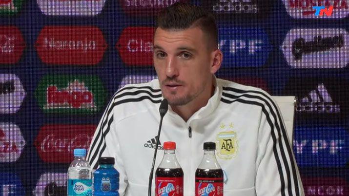 Franco Armani- Es un privilegio compartir praacutecticas con Messi