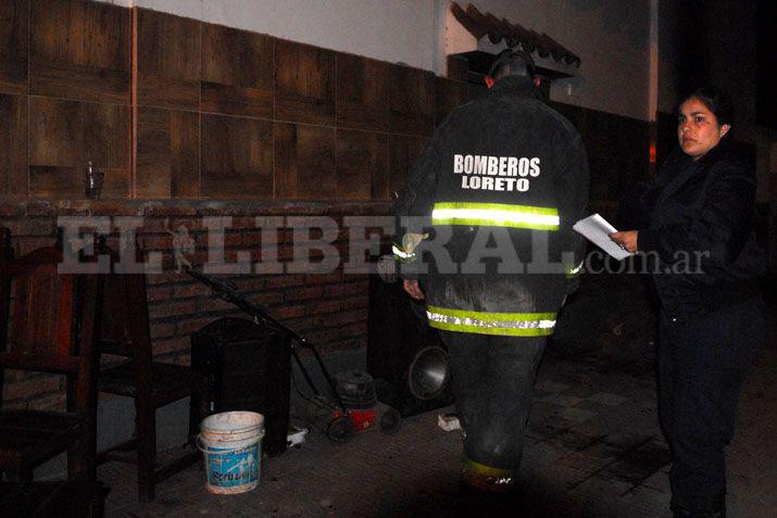 Loreto- un incendio consumió parte de una vivienda