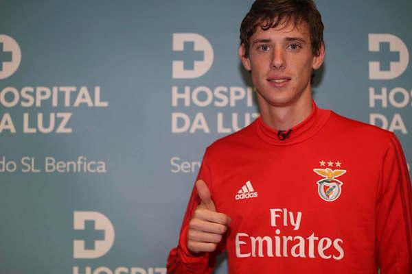 Germaacuten Conti fue presentado en Benfica 