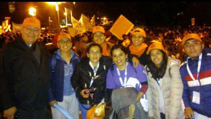 Joacutevenes santiaguentildeos participaron en el Encuentro Nacional de la Juventud