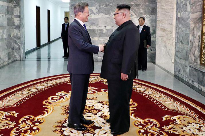Los líderes de las dos Coreas se reunieron por sorpresa