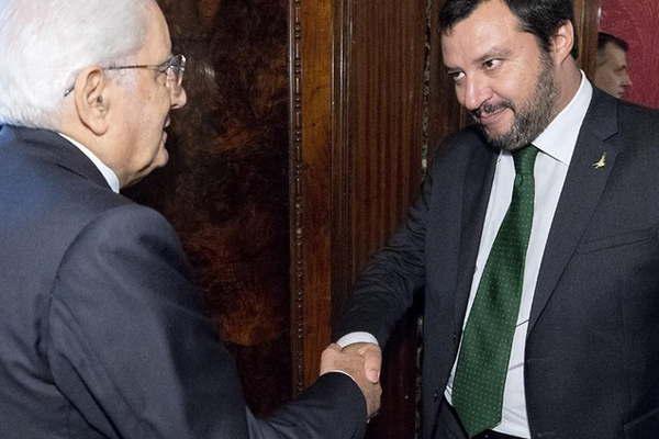 Matteo Salvini retoacute al presidente italiano