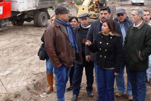 Operativo de limpieza en el barrio Vinalar