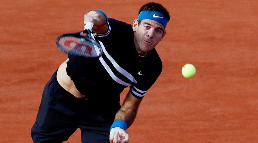 Roland Garros- Del Potro le ganoacute a John Isner y pasoacute a cuartos