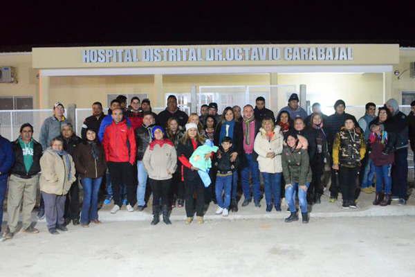 Realizaron pruebas de iluminacioacuten en nuevos espacios puacuteblicos de San Pedro de Guasayaacuten