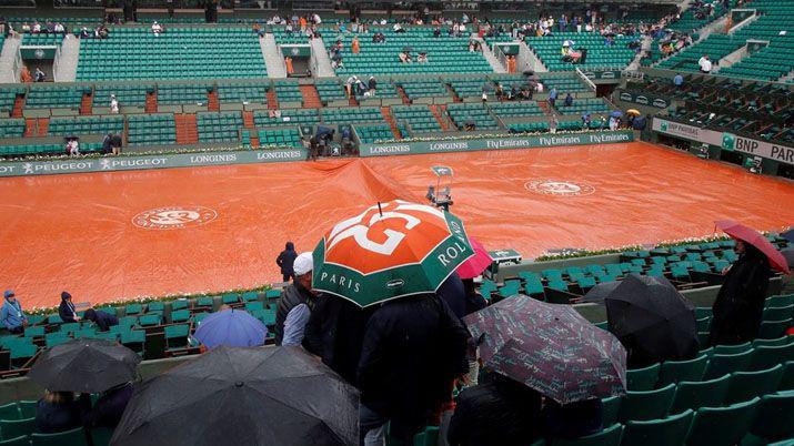 Los partidos de Del Potro y Schwartzman fueron suspendidos por lluvia