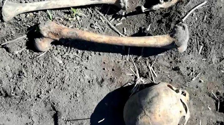 Rusia- halloacute el esqueleto del ex de su esposa en el jardiacuten