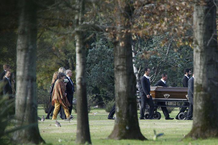 La inhumación fue durante la tarde de hoy en el cementerio Memorial de Pilar provincia de Buenos Aires